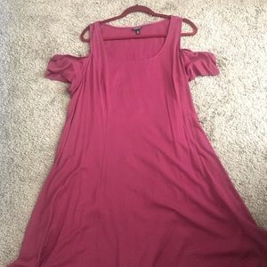 Torrid Berry Cold Shoulder Dress